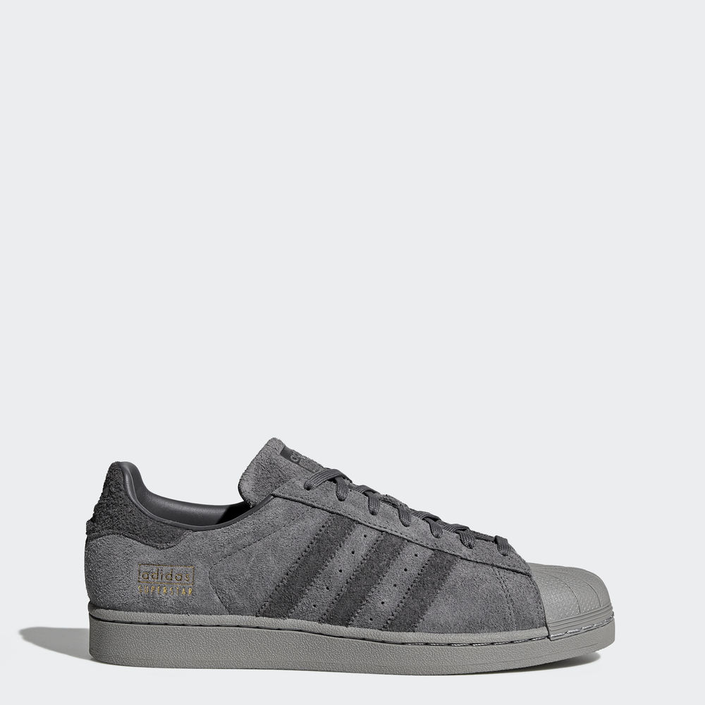 Adidas Superstar - Originals γυναικεια - Γκρι/Μαυρα/Μαυρα,Μέγεθος: EU 36 – 54 2/3 (183MUIFP)